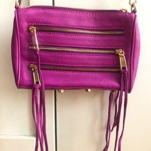 Rebecca Minkoff 5 Zip Leather Bag